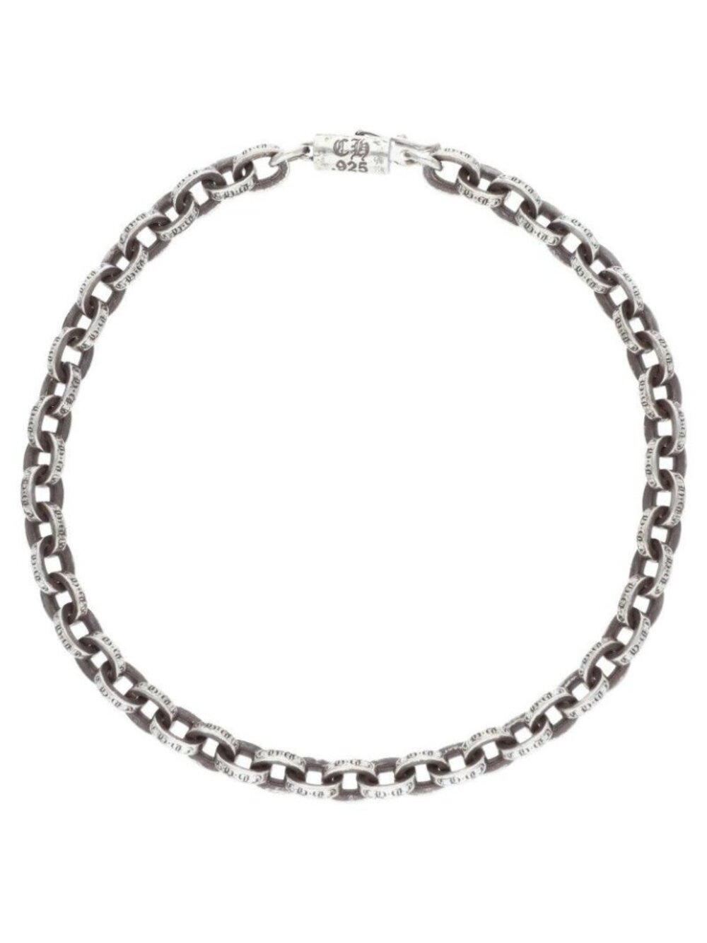 Chrome Hearts Paper Chain Silver Bracelet
